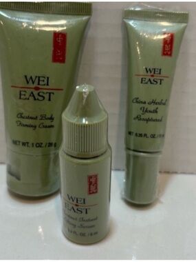 Wei East SEALED Set of 3 Firming Cream Youth Recaptured Firming Serum Travel Set